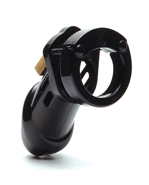 CB-6000 3 1/4&quot; Cock Cage &amp; Lock Set - Black