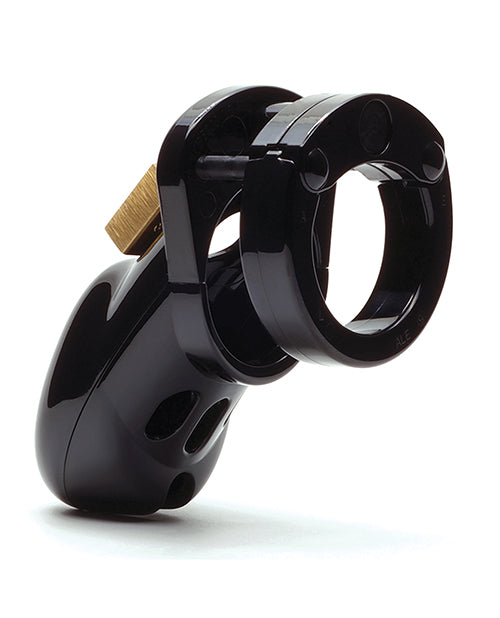 CB-3000 3&quot; Cock Cage &amp; Lock Set - Black