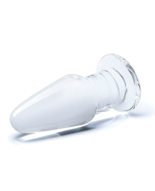 Glas 3.5&quot; Butt Plug - Clear