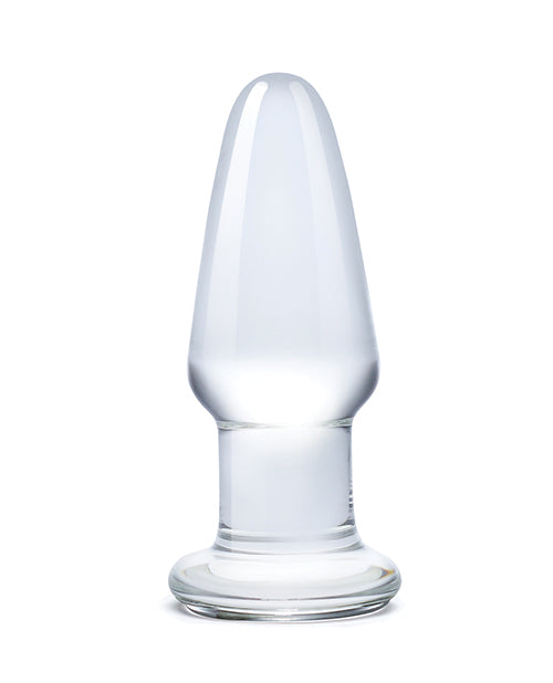 Glas 3.5&quot; Butt Plug - Clear