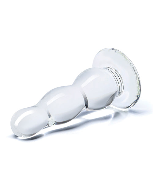 Glas 4&quot; Butt Plug - Clear