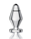 Mystim Little John Buttplug Small Aluminum - Silver