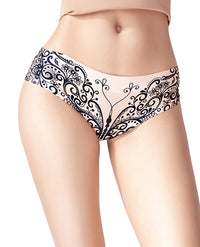 Mememe Lace Butterfly Printed Slip XL