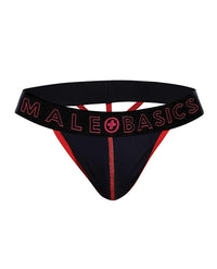 Male Basics Neon Thong Red MD