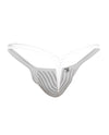Male Basics Y Buns Thong White Sheer XL