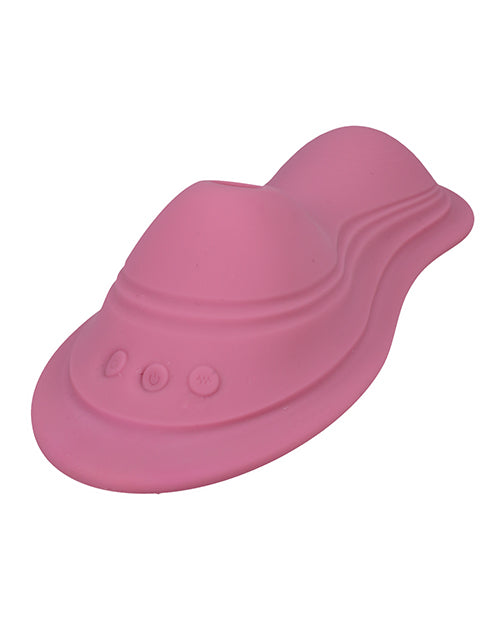 iRide Pleasure Seat Suck Stimulator Rechargeable w/Wireless Remote - Dusty Pink