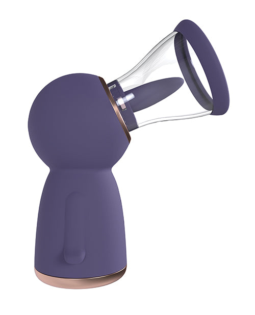 Shots Pumped Exquisite Rechargeable Vulva & Breast Pump - Purple