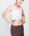 Gender Fluid Strapless Chest Compression Binder - XXL White