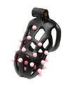 Sport Fucker Cellmate FlexiSpike Chastity Cage - Size 2 Black/Pink