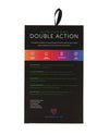 Nu Sensuelle Double Action Cockring 2x7 Function - Clear
