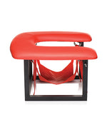 Master Series Face Rider Queening Chair - Black/Red Drop Ship Only Freight $32