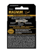 Trojan Magnum Raw Condoms - Pack of 3