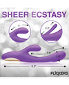 Inmi Tri-Flick Flicking Rabbit Vibrator - Purple