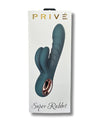 PRIVE Super Rabbit Vibrator - Teal