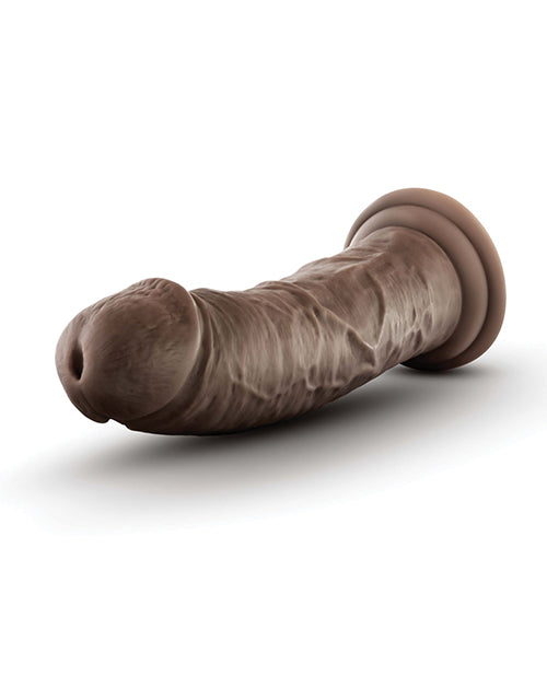 Blush Dr. Skin Plus 8 Posable Dildo - Chocolate