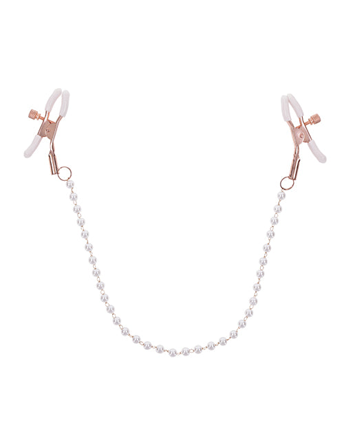 Mischief Peaches & CreaMe Pearl Nipple Clamps