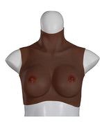 XX-DREAMTOYS Ultra Realistic D Cup Breast Form Medium - Black