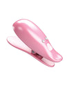 Pretty Love Leaf Wireless Vibrating Nipple Clamps - Pink