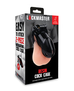 Lockmaster 4 & Resin Cock Cage - Black