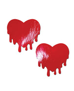 Pastease Faux Leather Melty Heart - Red O/S