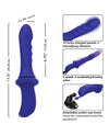 Overdrive Ridged Shaft Remote Control Sex Machine - Blue