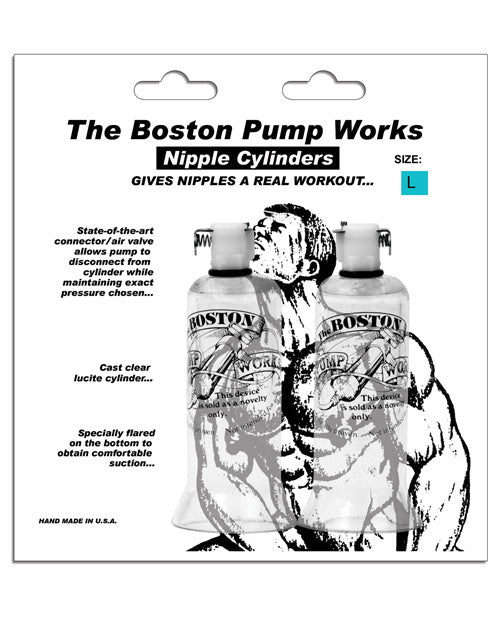Boston Pump Works Nipple Cylinders  1 &quot; - Pair