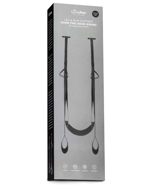 Easy Toys Door Leg & Bum Support Over the Door Swing - Black