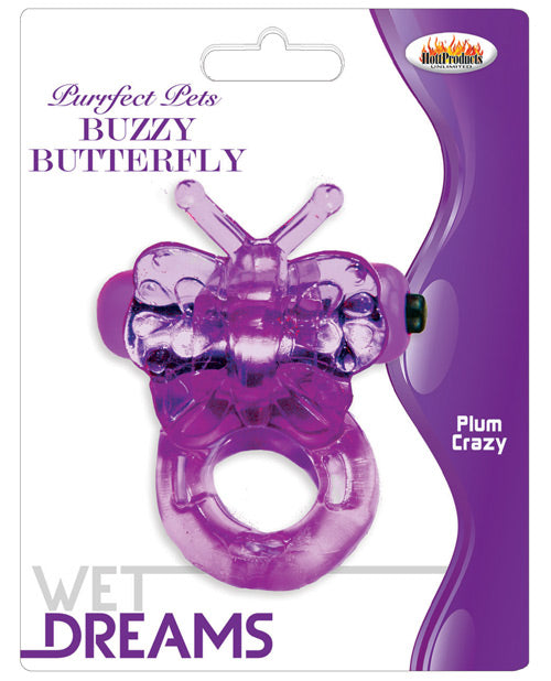 Wet Dreams Purrfect Pet Buzzy Butterfly - Purple