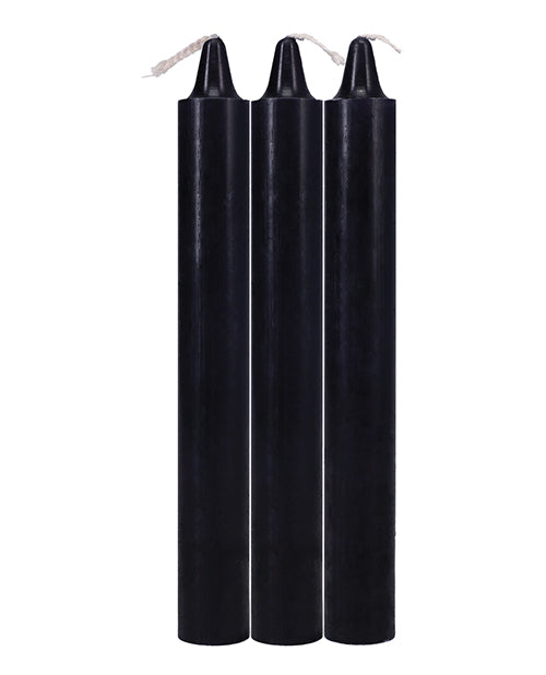 Japanese Drip Candles - Pack of 3 Black