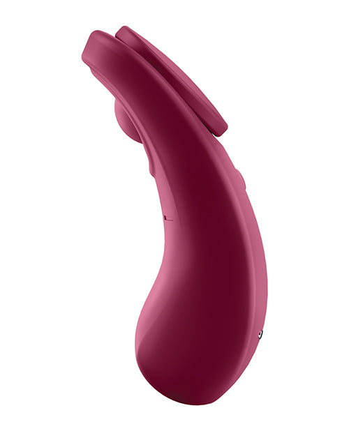 Satisfyer Sexy Secret Panty Vibrator - Red Wine