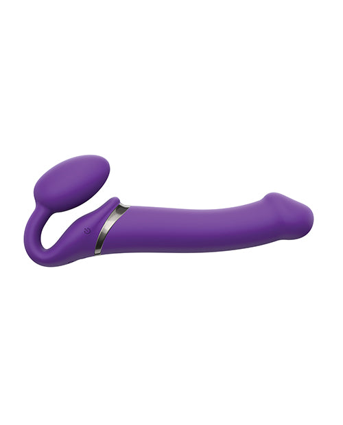 Strap On Me Vibrating Bendable Strapless Strap On Large - Purple