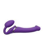 Strap On Me Vibrating Bendable Strapless Strap On Medium - Purple