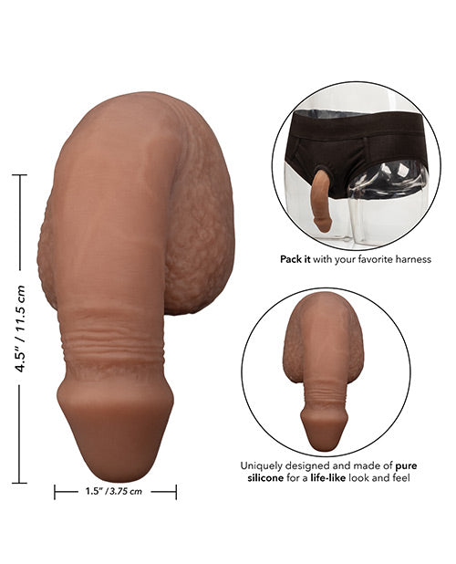 Packer Gear 5 & Silicone Packing Penis - Brown