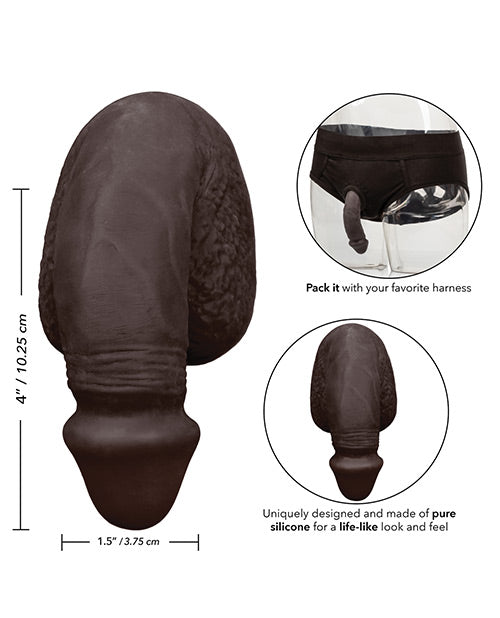 Packer Gear 4 & Silicone Packing Penis - Black