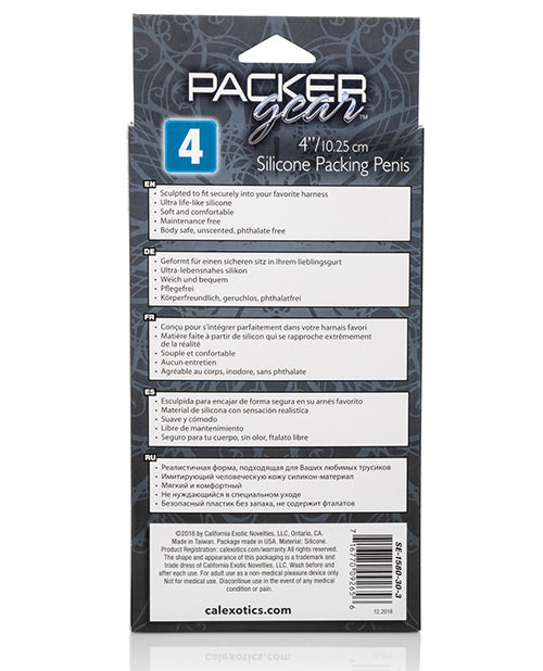 Packer Gear 4 & Silicone Packing Penis - Brown