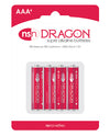 Dragon Alkaline Batteries - AAA Pack of 4