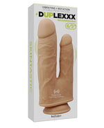 Skinsations Duplexx Vibrating; Rotating Double Dildo - Flesh