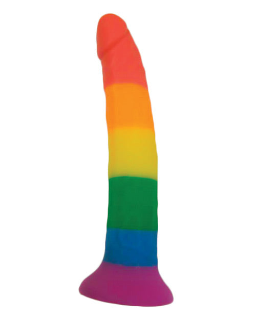 Rainbow 7; Strap On Dildo w/Harness