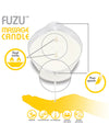 Fuzu Massage Candle - 4 oz Fiji Dates & Lemon Peel