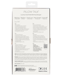 Pillow Talk Sultry Rotating Wand - Pink