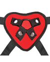 Lux Fetish 5; Dildo w/Red Heart Strap On Harness Set