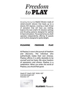 Playboy Pleasure Bumping Bunny Rabbit Vibrator - Opal