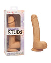 Studs Dual Density Silicone 6.25 & Dildo - Ivory