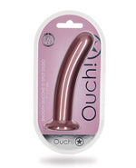 Shots Ouch 7; Smooth G-Spot Dildo - Rose Gold