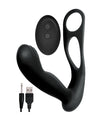 Butts Up Prostate Massager w/Scrotum &amp; Cockring - Black