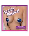 Minor Creations Sequin Pasties w/Tassel - Royal