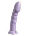 Dillio Platinum 8; Super Eight Silicone Dildo - Purple