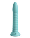 Dillio Platinum 7; Wild Thing Silicone Dildo - Teal