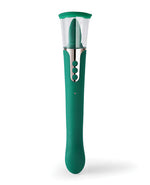 Succion Sucking G-Spot Vibrator - 3 Function Green