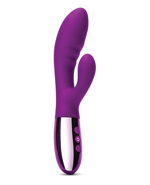 Le Wand BLEND Double Motor Rabbit Rechargeable Vibrator - Cherry